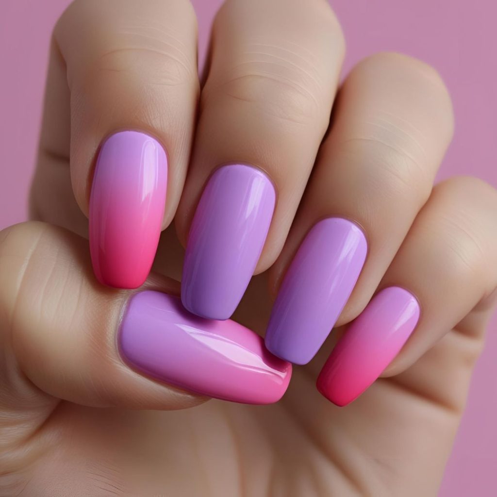 7. Ombre French Tips