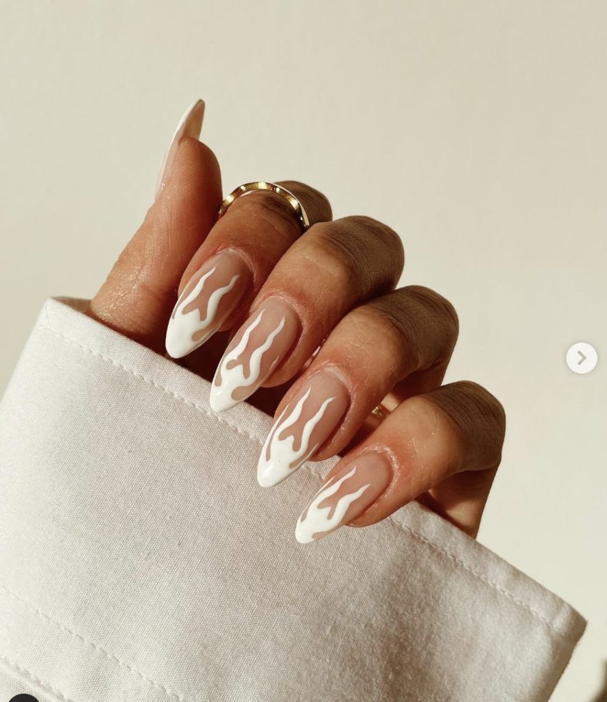 White Hot Tip Nail 