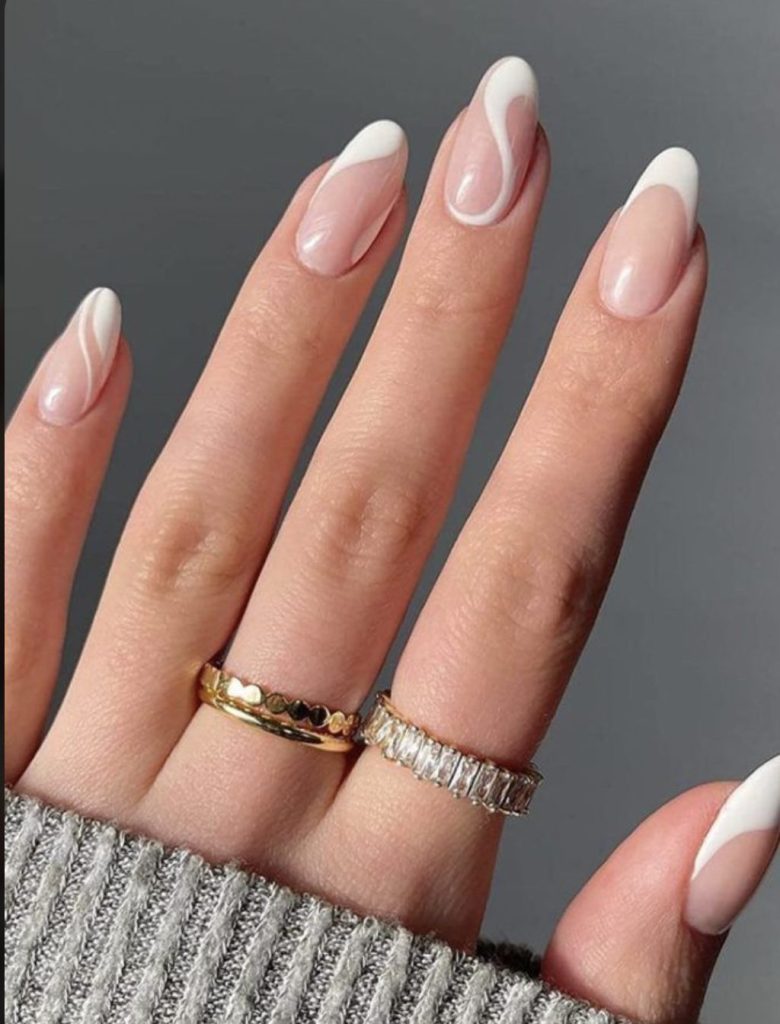 white french tip 